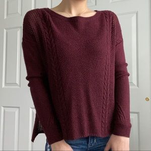 American Eagle Maroon Sweater